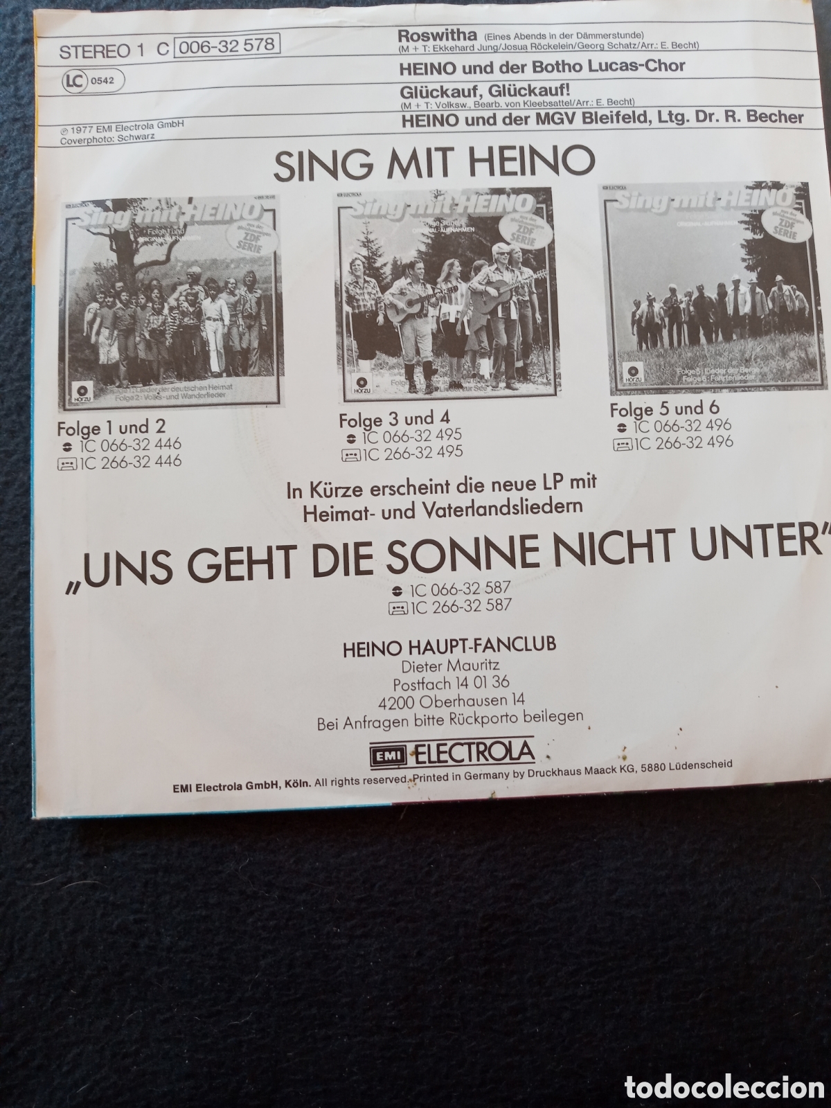 Discos de vinilo: Heino.Roswitha - Foto 2