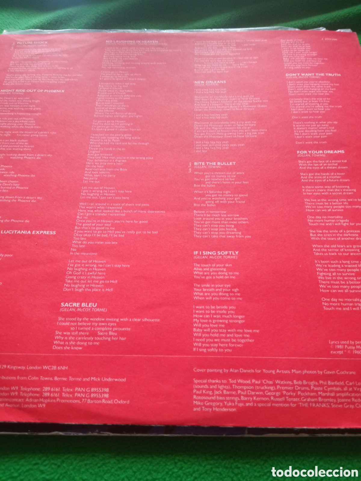 Discos de vinilo: Gillan - Future shock - Foto 4