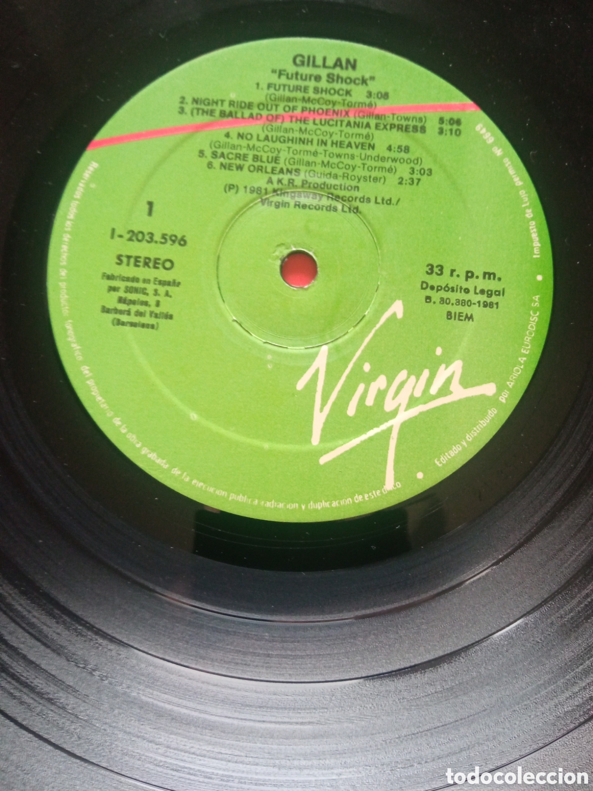 Discos de vinilo: Gillan - Future shock - Foto 5