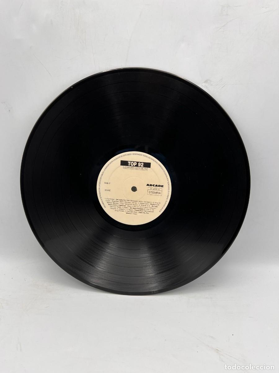 Discos de vinilo: LP - TOP 92 - LOS MAYORES EXITOS DEL A&Ntilde;O - ARCADE - MADRID, 1992 - Foto 2