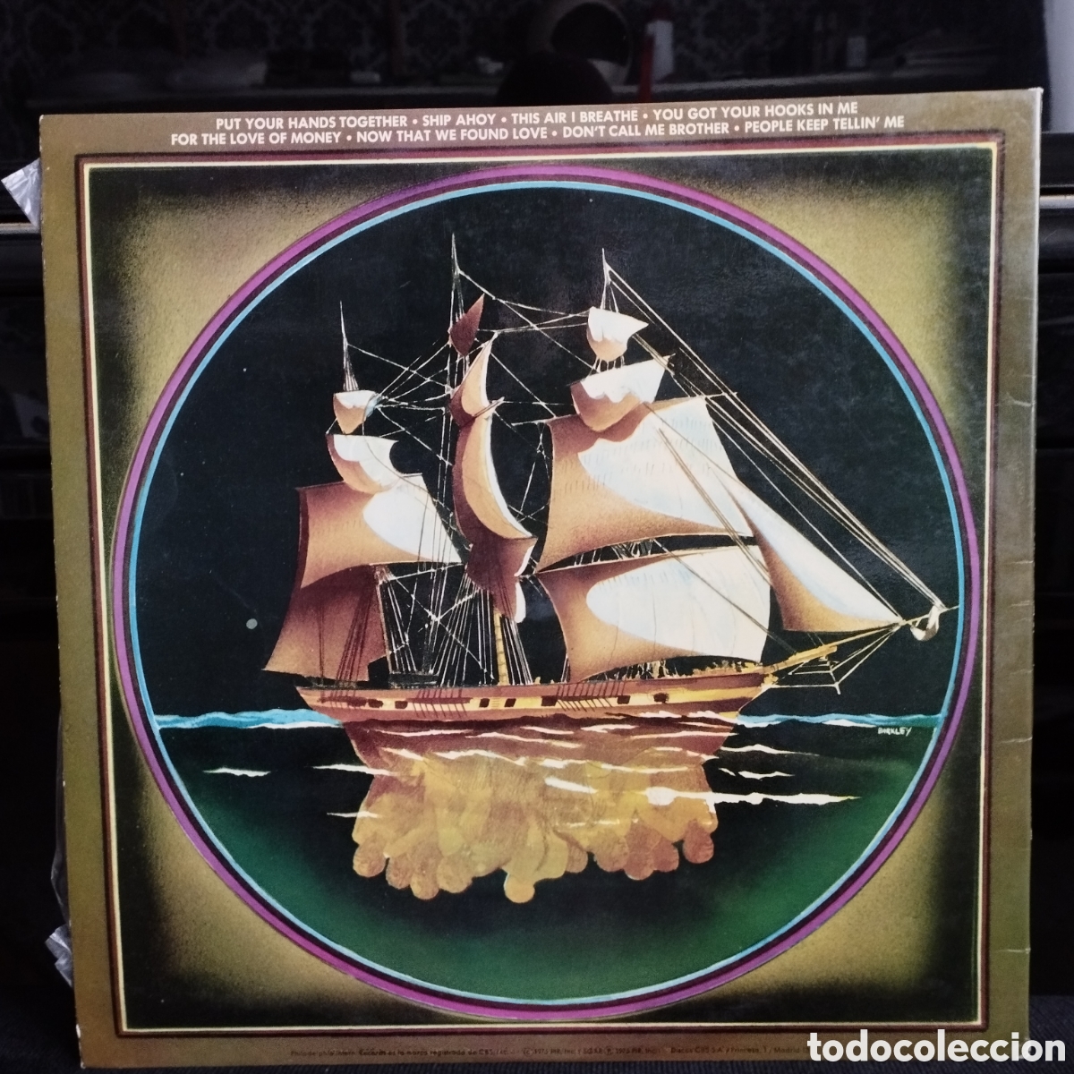 Discos de vinilo: The OJays - Ship Ahoy LP 1975 - Foto 2
