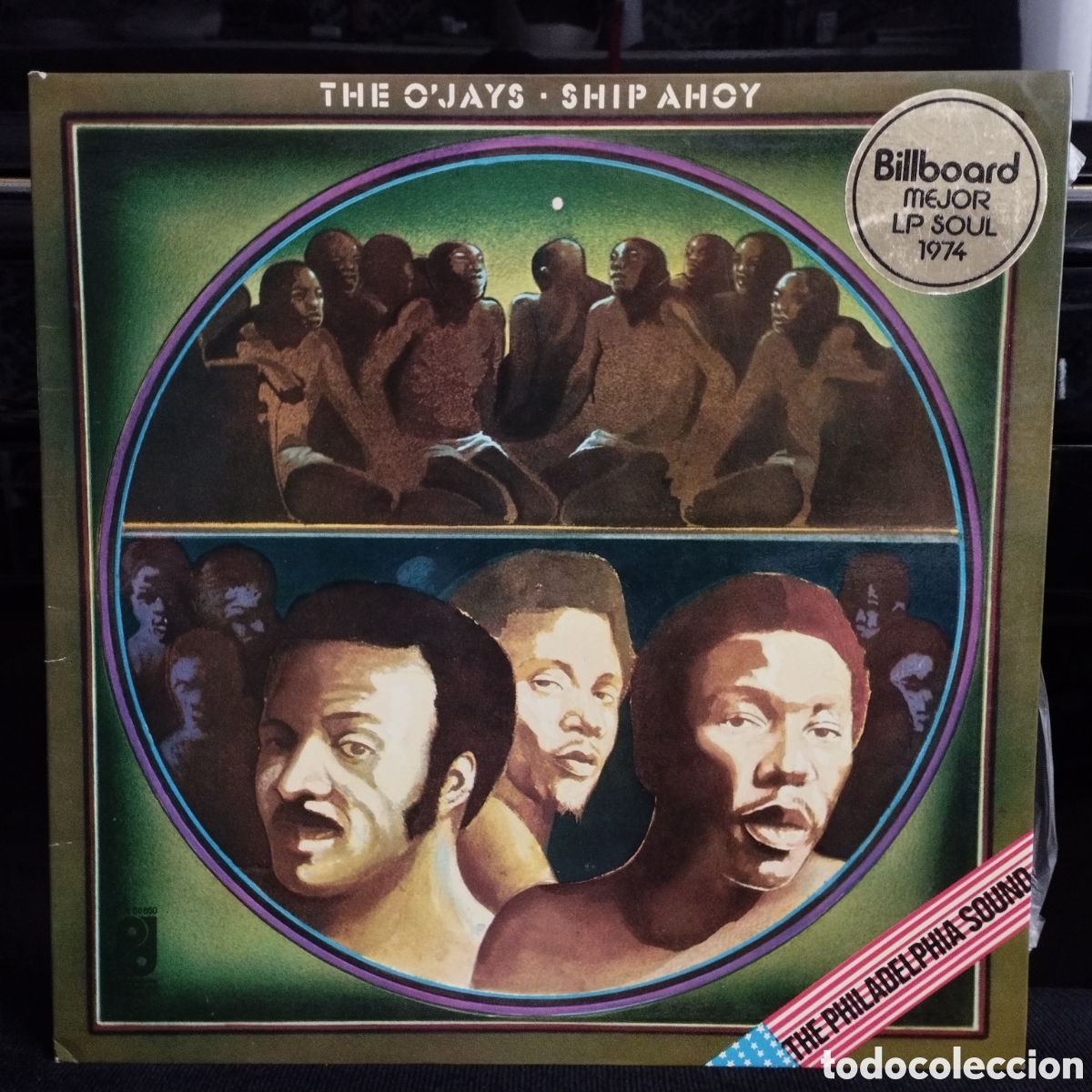 Discos de vinilo: The OJays - Ship Ahoy LP 1975 - Foto 1