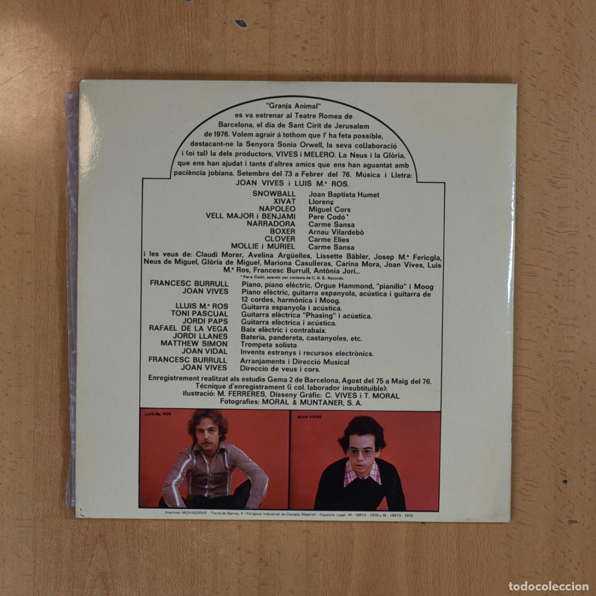 Discos de vinilo: VARIOS - GRANJA ANIMAL - GATEFOLD 2 LP - Foto 2
