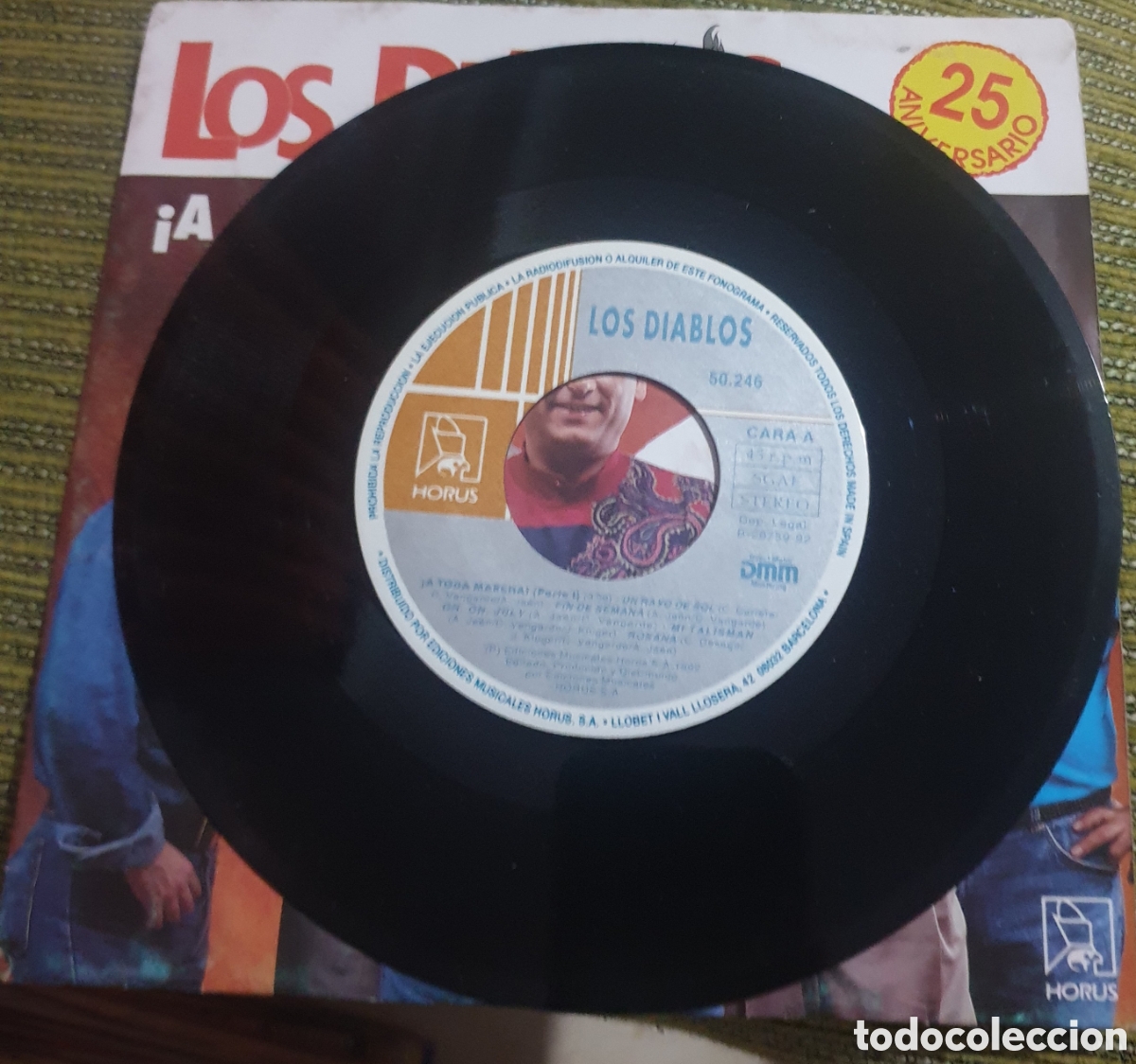 Discos de vinilo: Los diablos - &iexcl;A toda marcha! - Foto 2