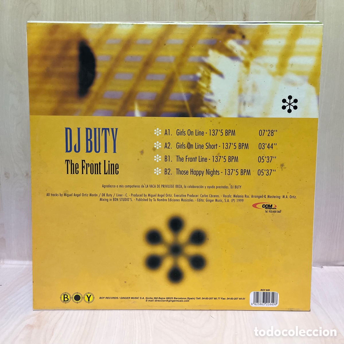 Discos de vinilo: DJ Buty - The Front Line (12&rdquo;) - Foto 2