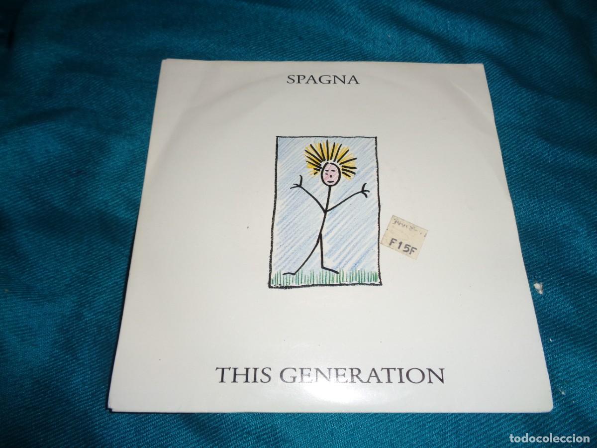 Discos de vinilo: SPAGNA. THIS GENERATION / ME AND YOU. CBS, 1989. IMPECABLE(#) - Foto 1
