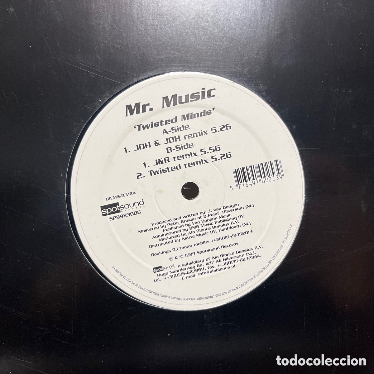Discos de vinilo: Mr. Music - Twisted Minds (12&rdquo;) - Foto 2