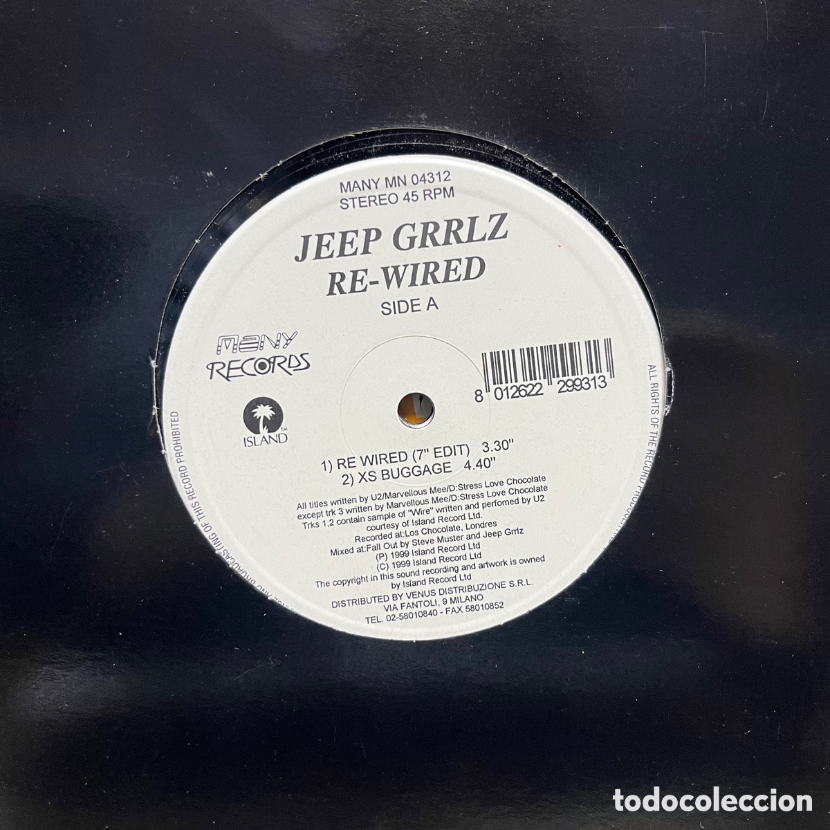 Discos de vinilo: Jeep Grrlz - Re-Wired (12&rdquo;) - Foto 2