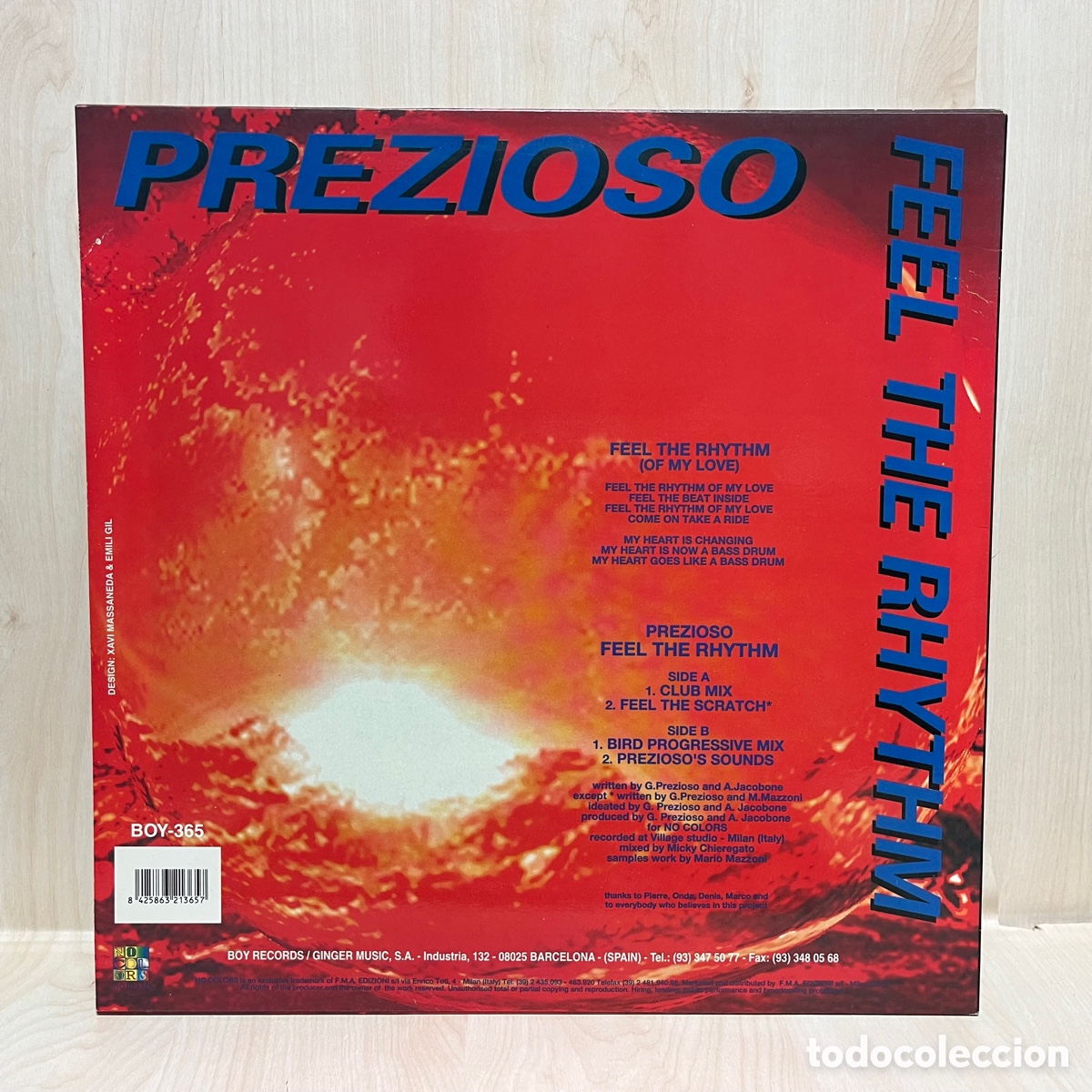 Discos de vinilo: Prezioso - Feel The Rhythm (12&rdquo;) - Foto 2
