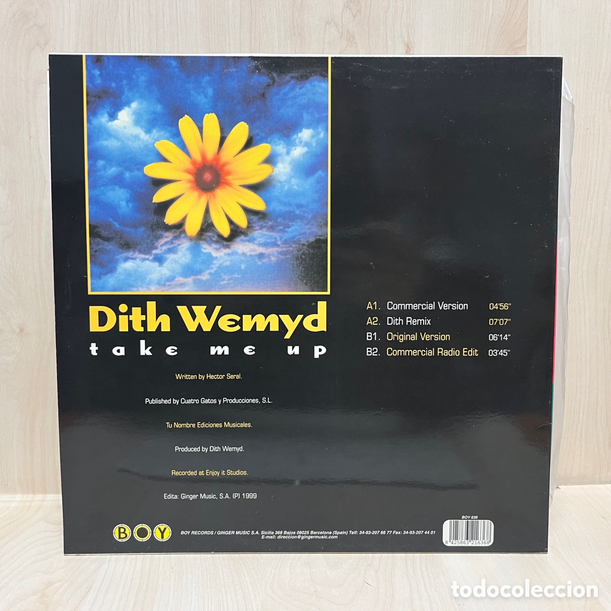 Discos de vinilo: Dith Wemyd - Take Me Up (12&rdquo;) - Foto 2