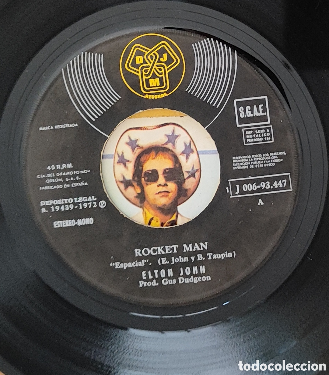 Discos de vinilo: ELTON JOHN - ROCKET MAN - Foto 2