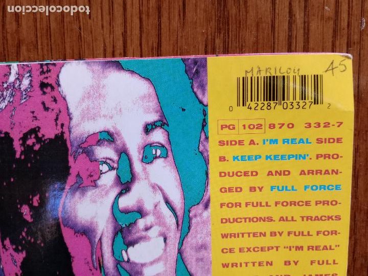Discos de vinilo: James Brown - im real + keep keepin - Foto 3