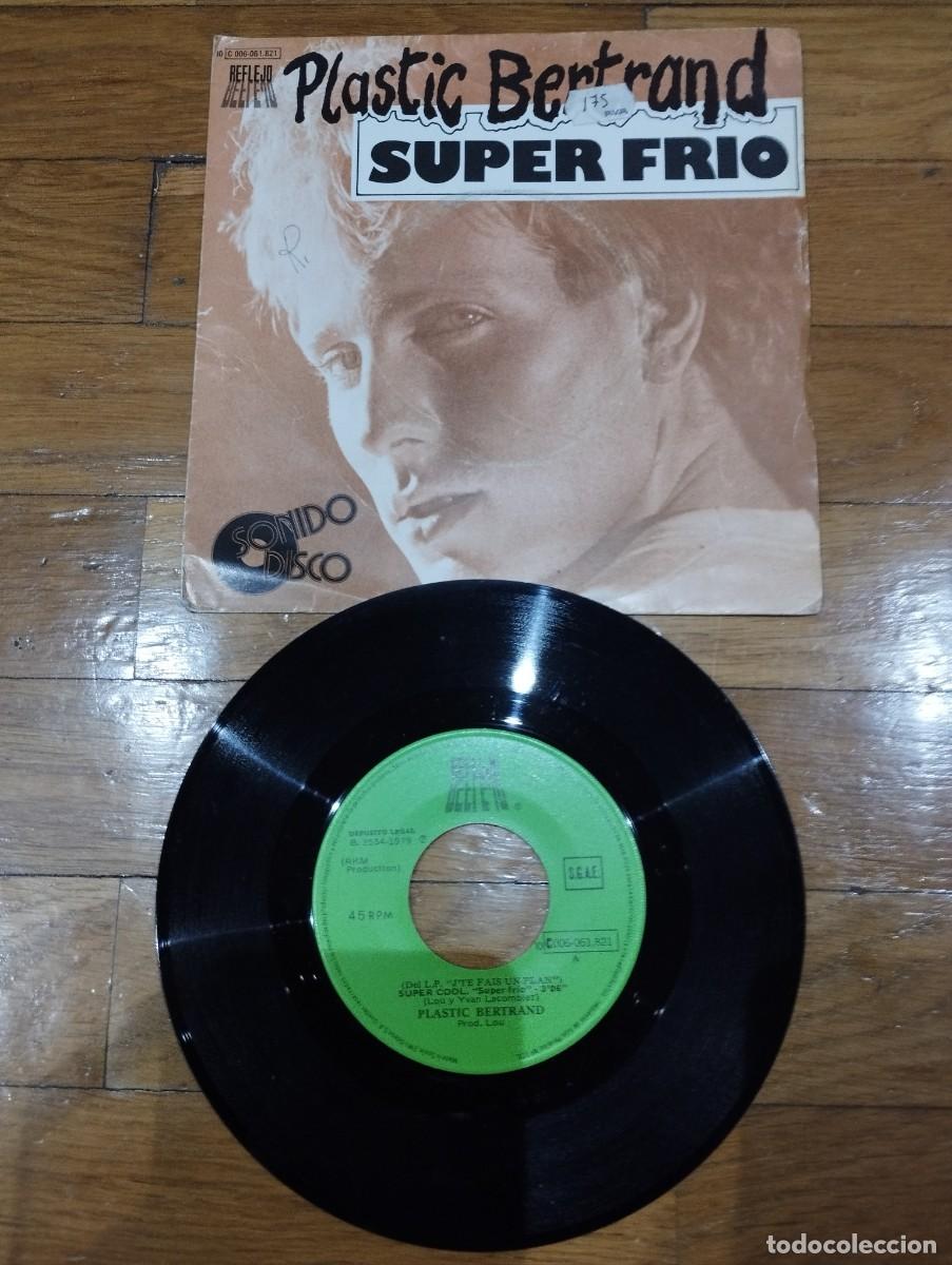 Discos de vinilo: PLASTIC BERTRAND - SUPER FRIO - SINGLE 1979 - Foto 1