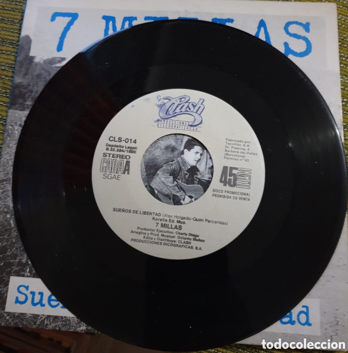 Discos de vinilo: 7 millas - sue&ntilde;os de libertad - Foto 3