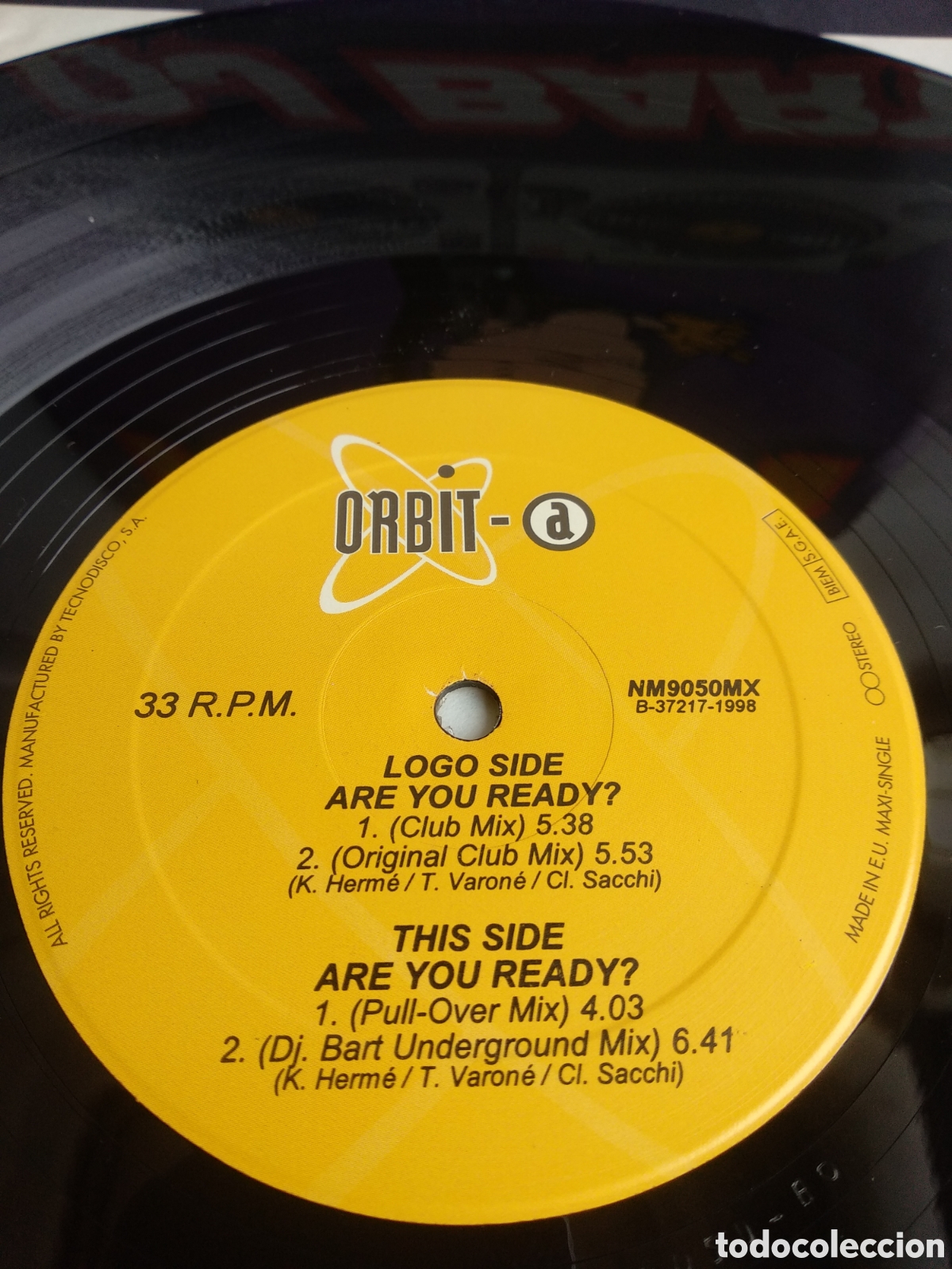 Discos de vinilo: *DJ. BART, THIS SIDE ARE YOU READY? SPAIN, ORBIT, 1998, J.1 - Foto 4