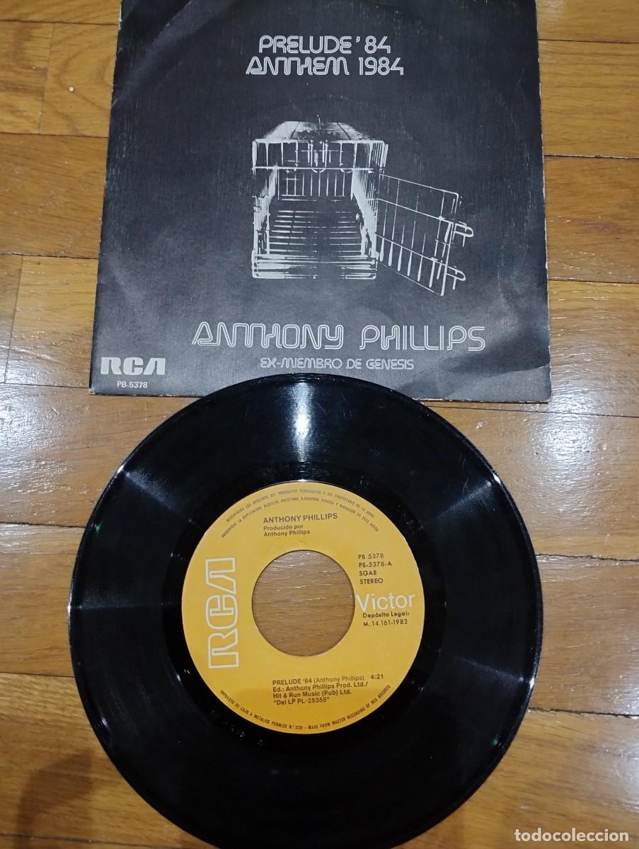 Discos de vinilo: ANTHONY PHILLIPS - PRELUDE - SINGLE 1982 - Foto 1