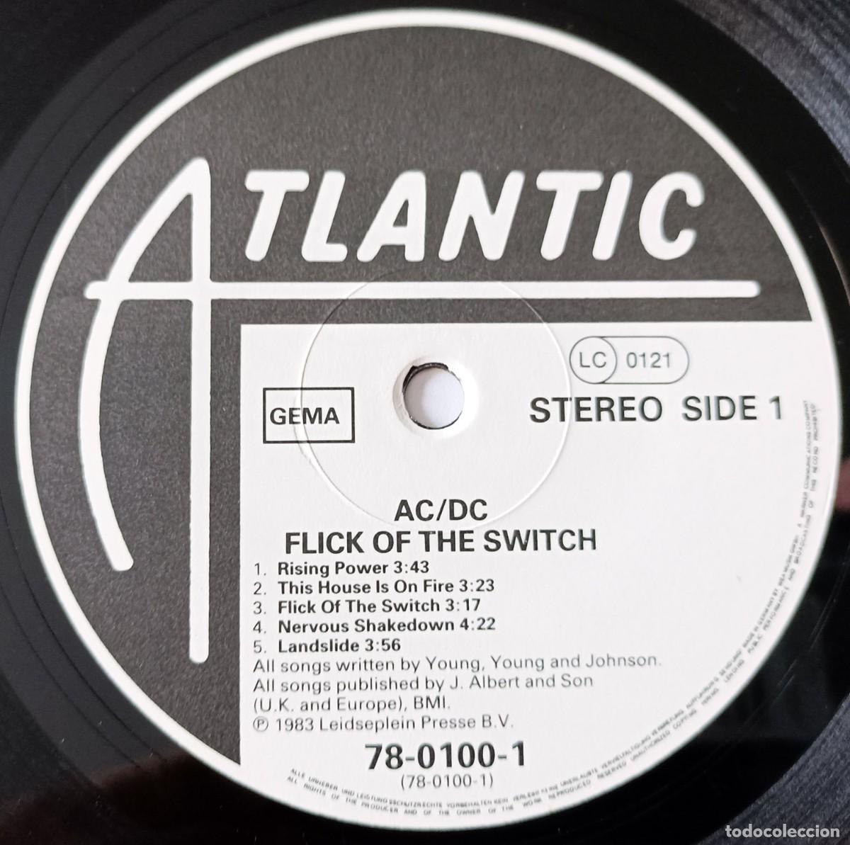 Discos de vinilo: LP AC/DC - FLICK OF THE SWITCH - Foto 4