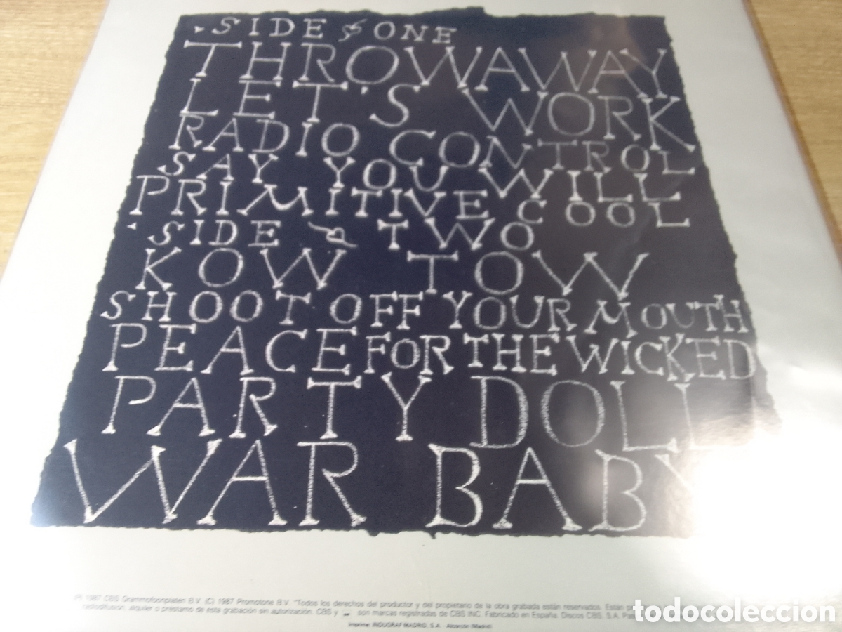 Discos de vinilo: MICK JAGGER PRIMITIVE COOL VOCAL DE ROLLING STONES - Foto 2