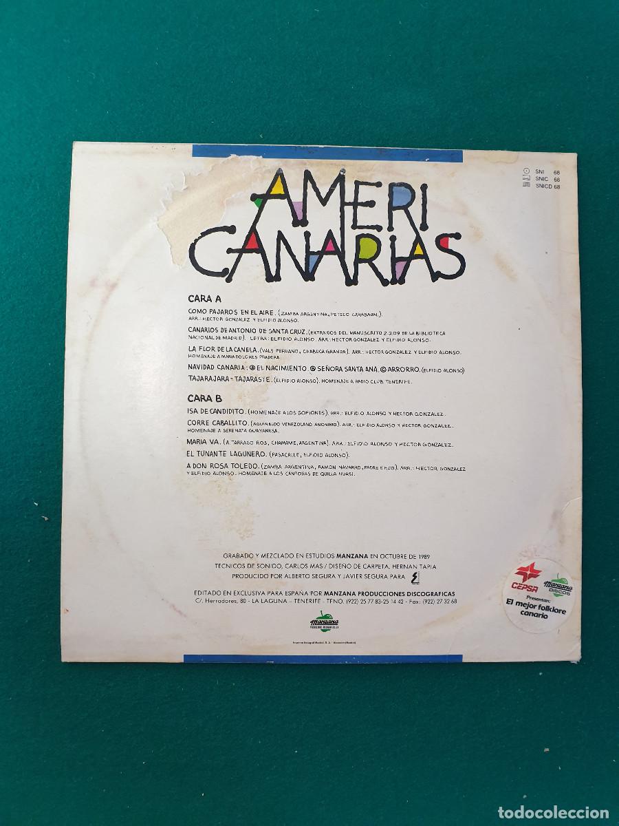 Discos de vinilo: Los Sabande&ntilde;os - Americanarias - Foto 2