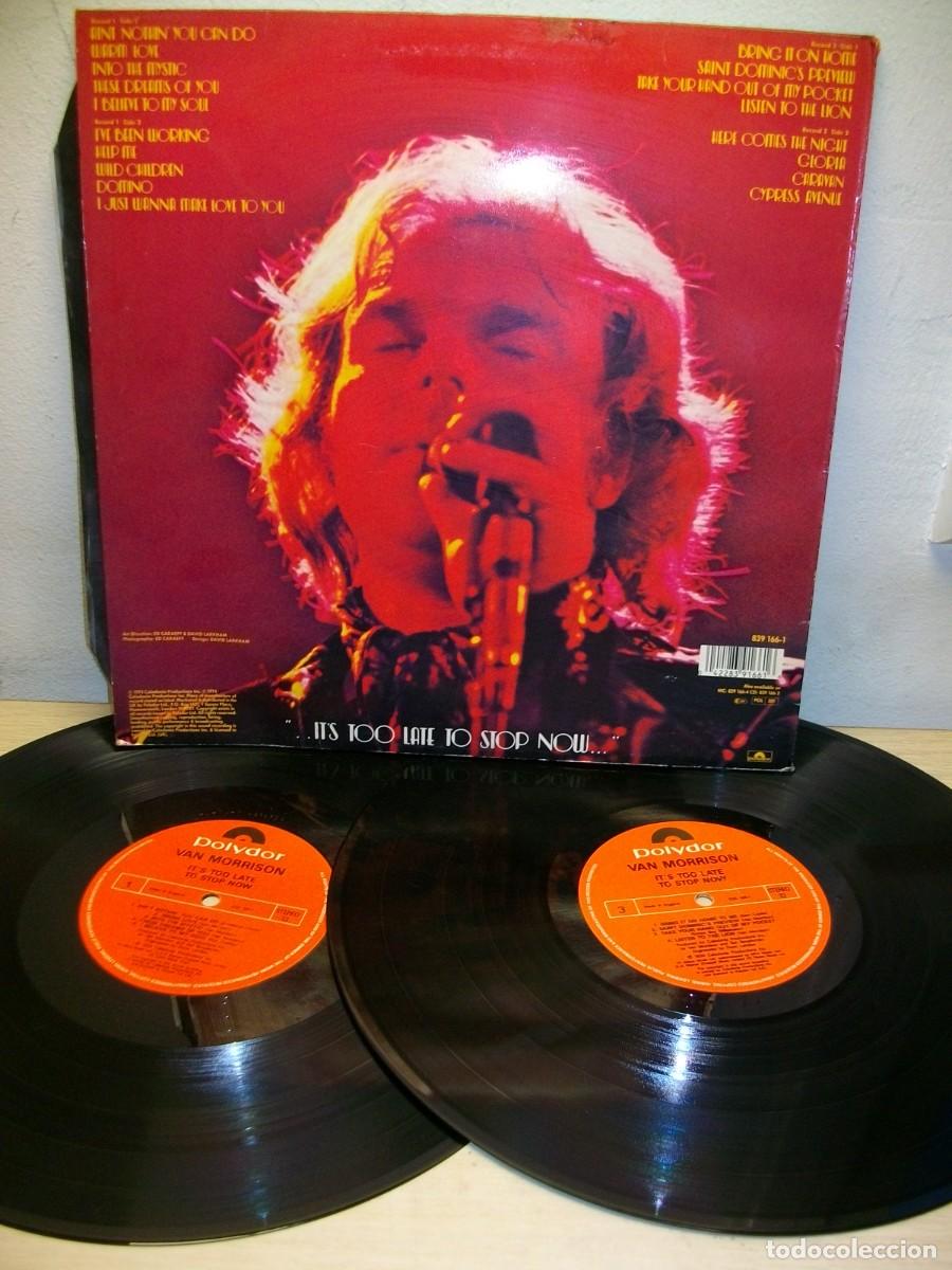 Discos de vinilo: Van Morrison -Its Too Late to Stop Now 2 x LP - Foto 2
