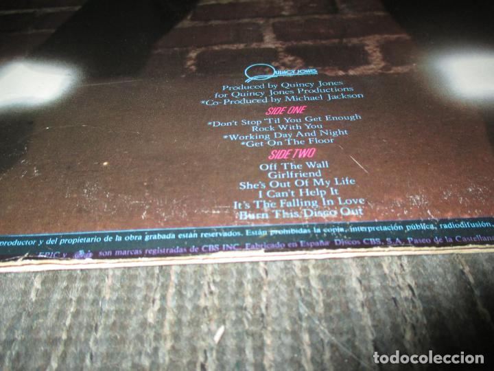 Discos de vinilo: MICHAEL JACKSON - OFF THE WALL - SPAIN - EPIC - REF EPC 450086 1 - L - - Foto 3
