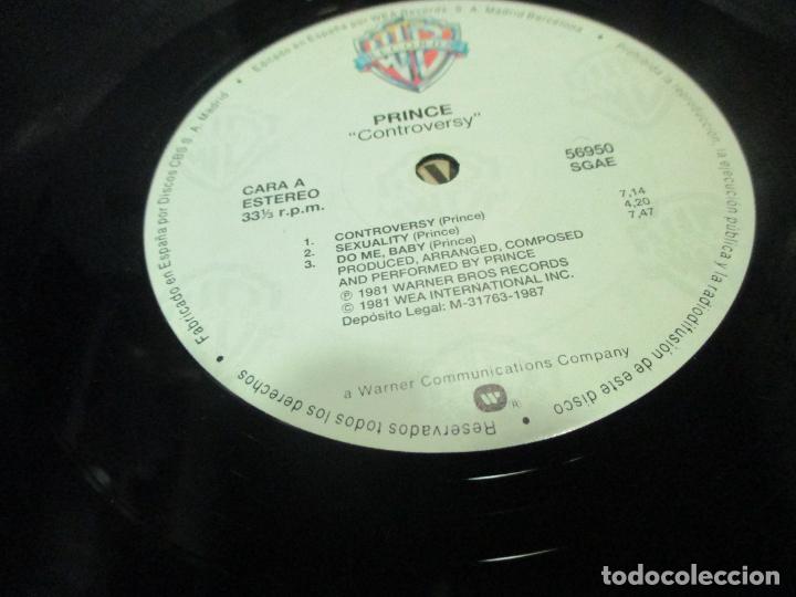 Discos de vinilo: PRINCE - CONTROVERSY - SPAIN - WARNER - REF 56950 - - Foto 3