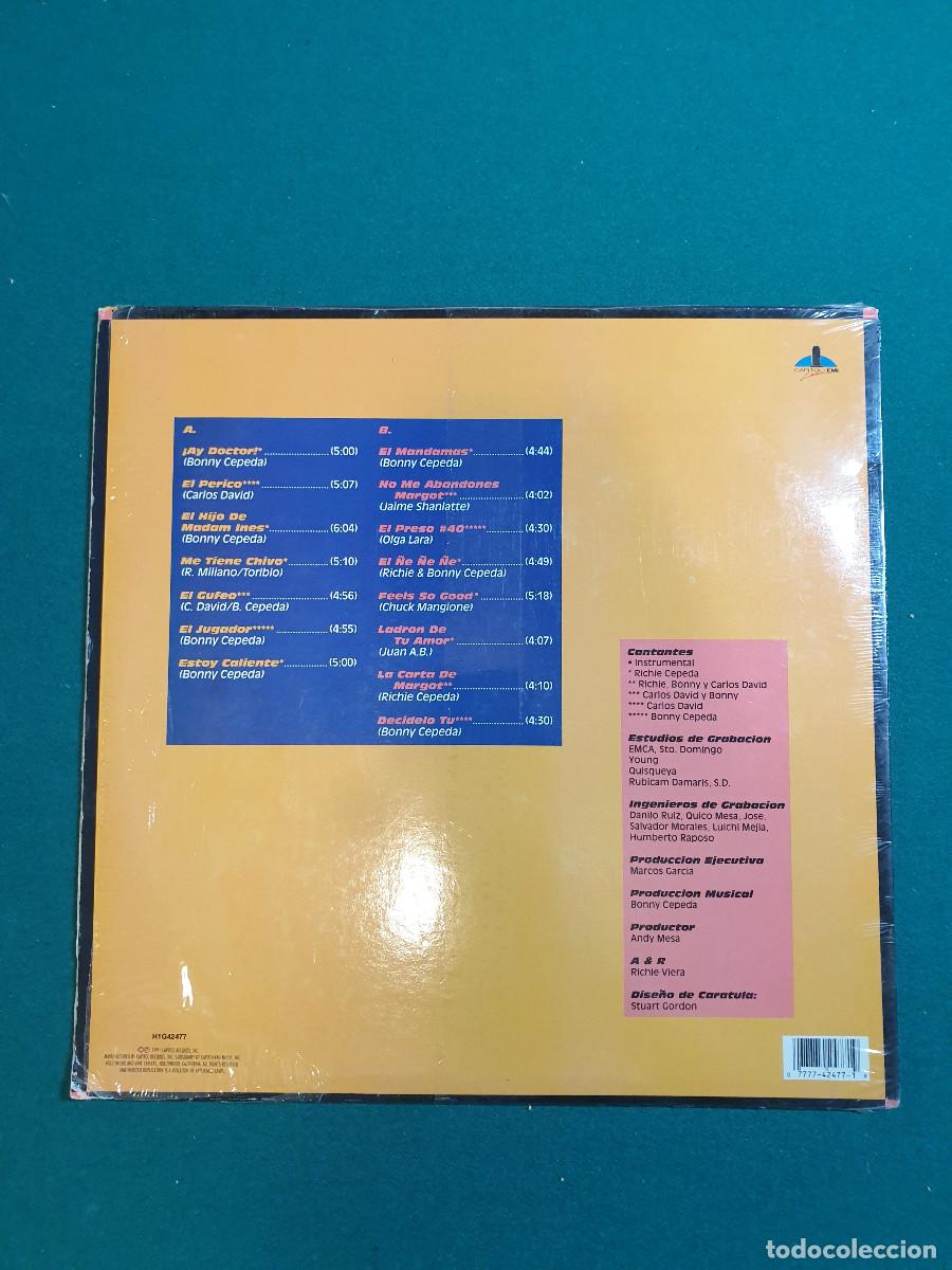 Discos de vinilo: Bonny Cepeda &ndash; 15 Exitos De Merengue Caliente - Foto 2