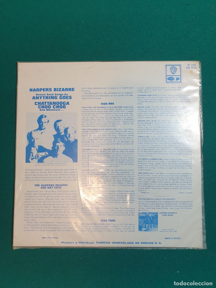 Discos de vinilo: Harpers Bizarre &ndash; Anything Goes - Foto 2