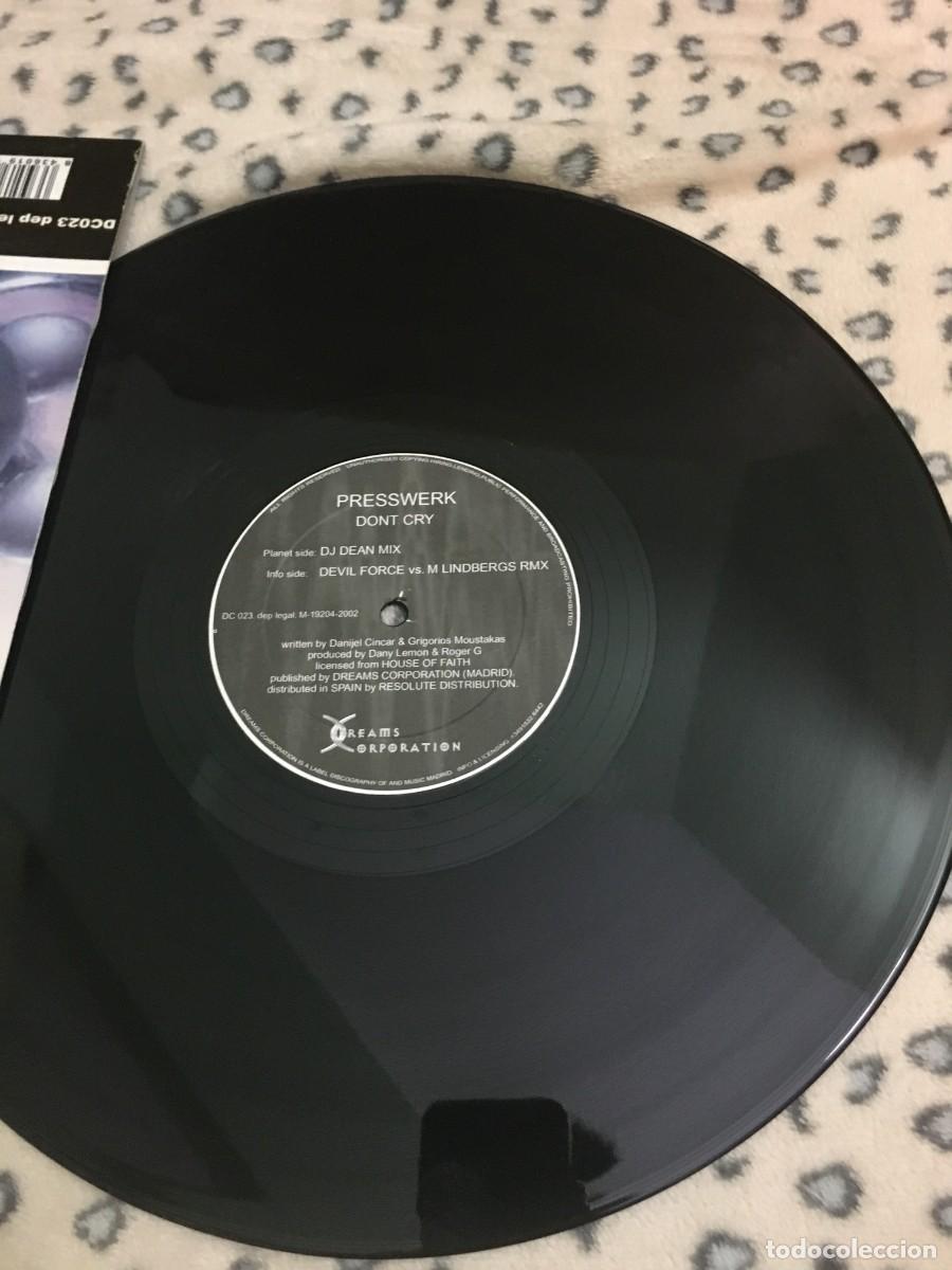 Discos de vinilo: Presswerk &lrm;&ndash; Dont Cry - Foto 4