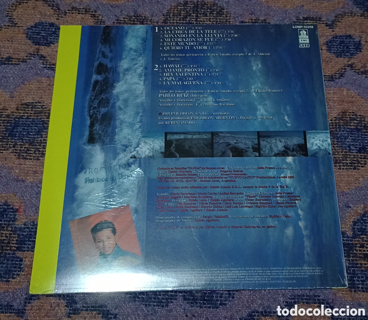 Discos de vinilo: Pablo Ruiz - Oc&eacute;ano - - Foto 2