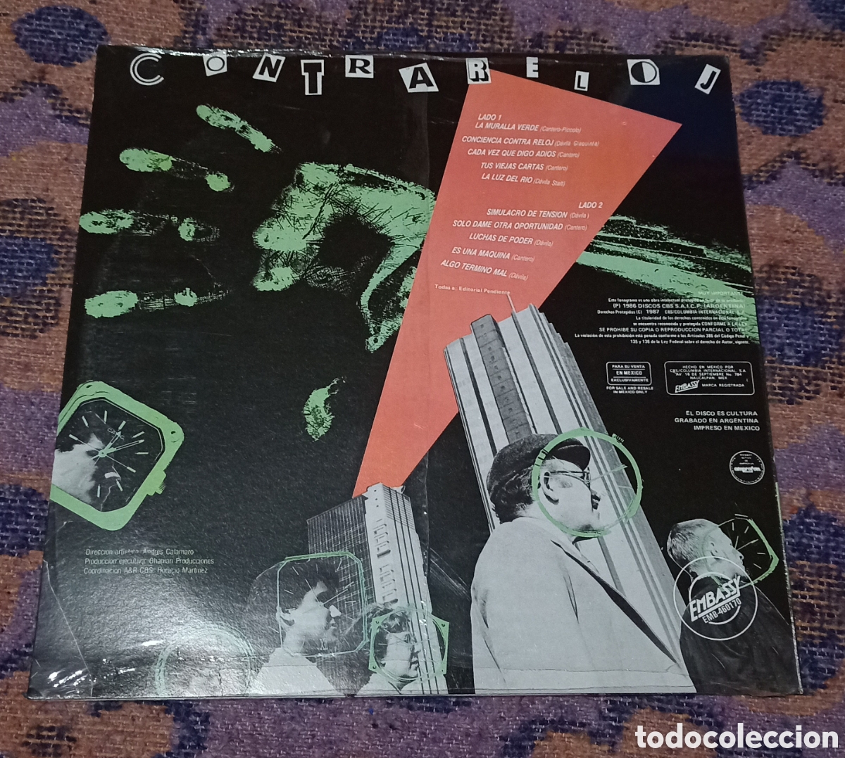 Discos de vinilo: Enanitos Verdes - Contra Reloj - - Foto 2