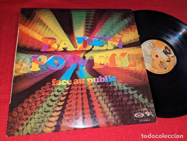 Disques de vinyle: BADEN POWELL Face au public LP 1973 Barclay ESPA&Ntilde;A SPAIN