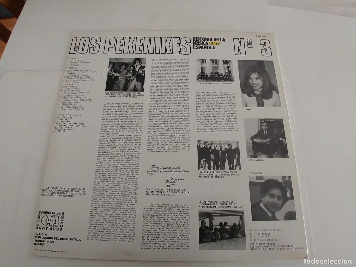 Discos de vinilo: LOS PEKENIKES-LP 1&ordf; EPOCA - Foto 2