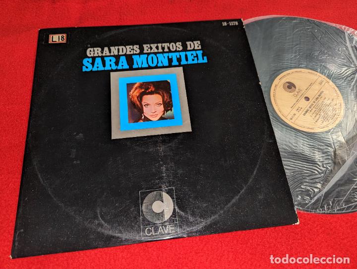 Discos de vinilo: SARA MONTIEL Grandes exitos de LP 1970 Clave - Foto 1