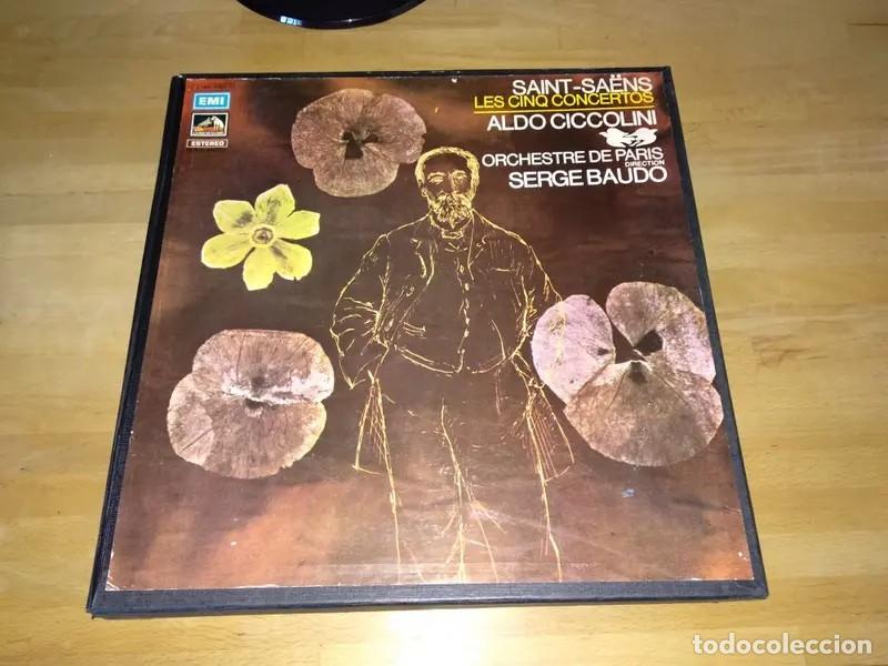 Discos de vinilo: Saint-Saens - Les Cinq Concertos - Foto 1