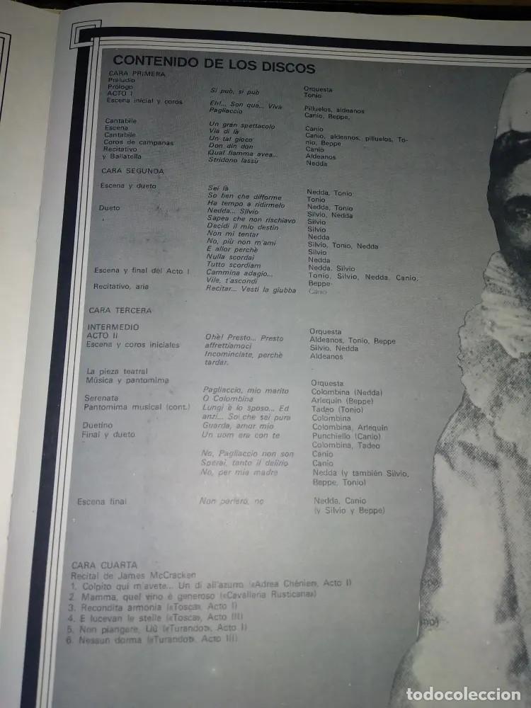 Discos de vinilo: Leoncavallo - I Pagliacci - Foto 4