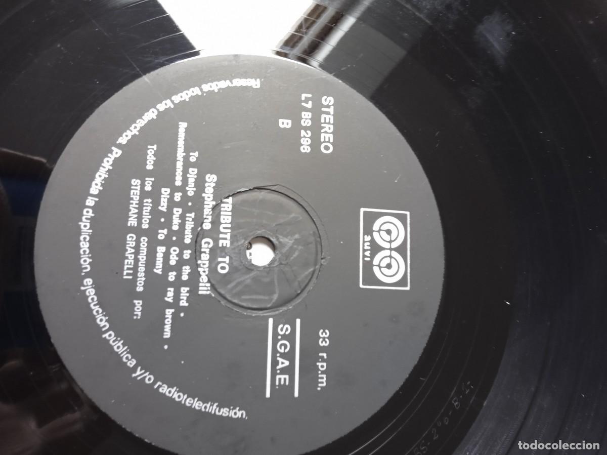 Discos de vinilo: ST&Eacute;PHANE GRAPPELLI Tribute to - Foto 3