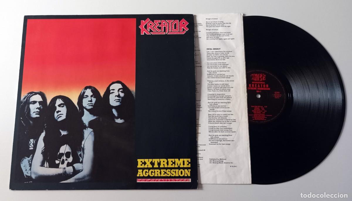 Discos de vinilo: LP KREATOR - EXTREME AGGRESSION - Foto 3