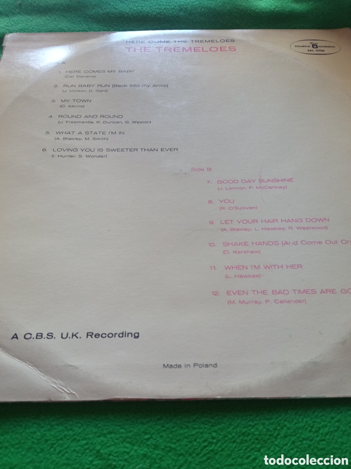 Discos de vinilo: The Tremeloes - Same Vinilo Lp - Foto 2