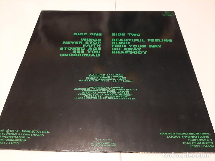 Discos de vinilo: CURSED -RHAPSODY- (1991) LP DISCO VINILO - Foto 2
