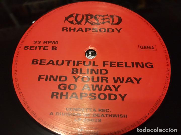 Discos de vinilo: CURSED -RHAPSODY- (1991) LP DISCO VINILO - Foto 8