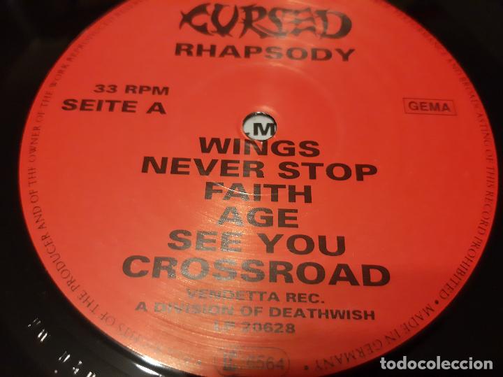 Discos de vinilo: CURSED -RHAPSODY- (1991) LP DISCO VINILO - Foto 9