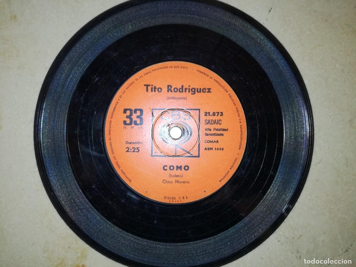 Discos de vinilo: TITO RODRIGUEZ-LLEVATELA-COMO-SIN PORTADA - Foto 1