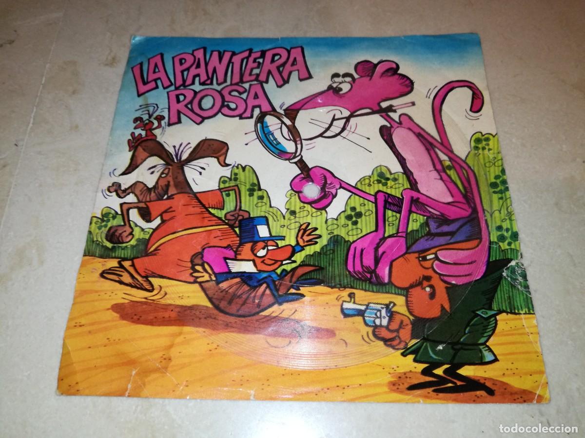Discos de vinilo: LA PANTERA ROSA-FLEXY DISC CON POSTAL-MUY RARO - Foto 1