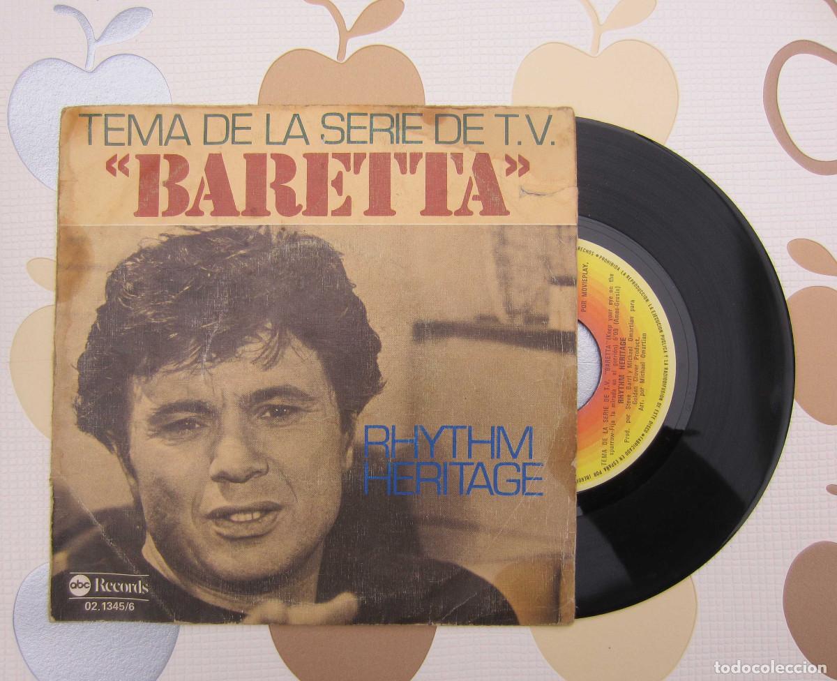 Discos de vinilo: DISCO SINGLE VINILO RHYTHM HERITAGE - BARETTA - Foto 1