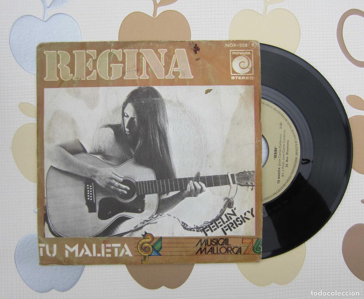 Discos de vinilo: DISCO SINGLE VINILO REGINA - TU MALETA - Foto 1