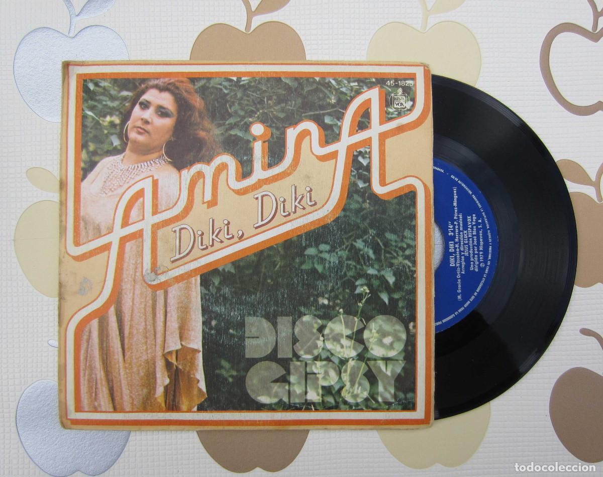 Discos de vinilo: DISCO SINGLE VINILO AMINA - DIKI, DIKI - Foto 1