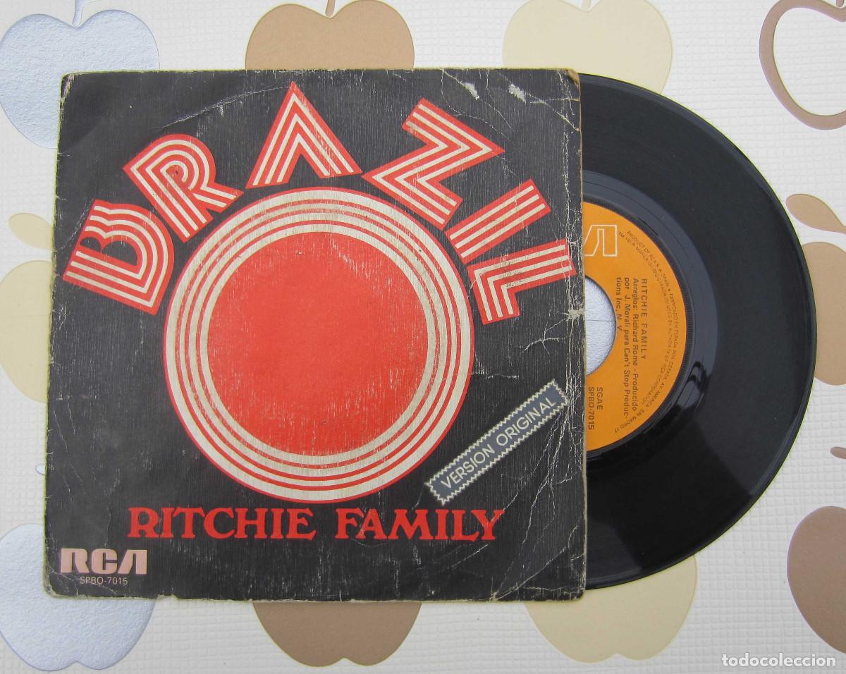 Discos de vinilo: DISCO SINGLE VINILO RITCHIE FAMILY - BRAZIL - Foto 1