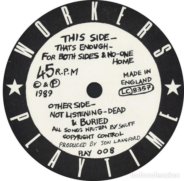 snuff – not listening - Buy EP vinyl records of Punk and Hard Core