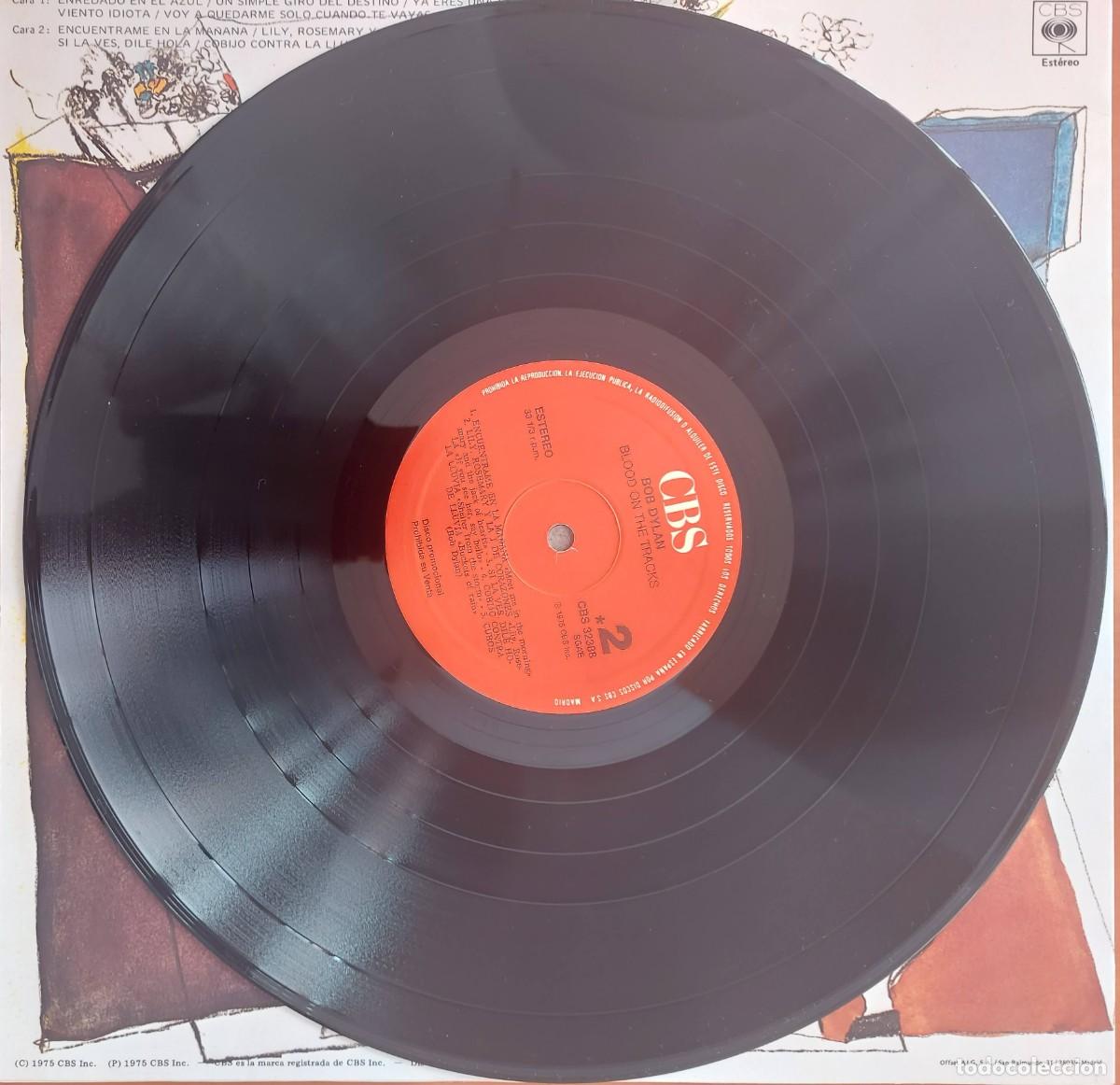 Discos de vinilo: BOB DYLAN - BLOOD ON THE TRACKS (1975) - Foto 3